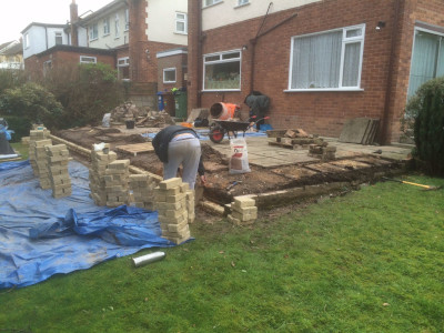 Laying Patio in Rochdale.