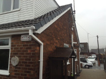 Roof dormer new uPVC cladding.