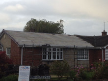 Roof replacement in Oldham, Lancashire.