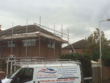 Flat roof replacement in Rochdale.