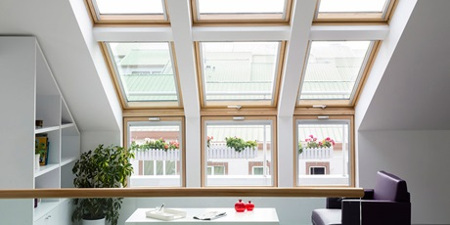 Velux windows.